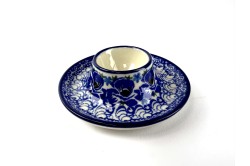 145 Bunzlau eierdop laag 1487X 145 Bunzlau Eierdopjes laag